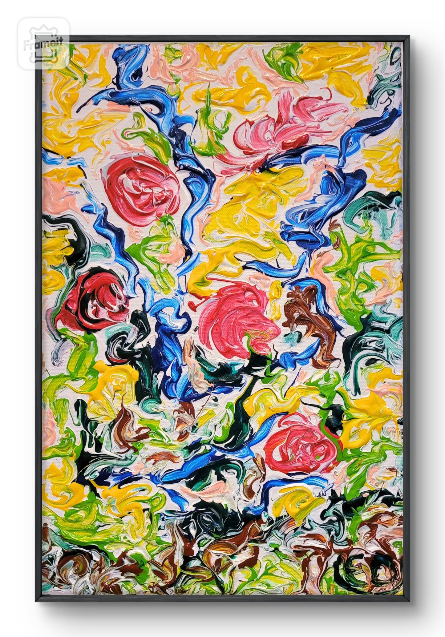 Printemps, peinture contemporaine, Eveline David-Valette