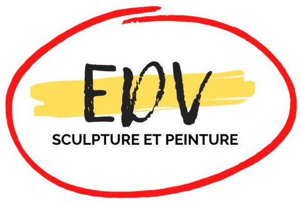 Logo EDV sculpture peinture